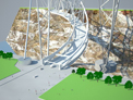 Puente Colgante en Quebrada - Diseñadora Victoria Andrea Muñoz Serra