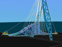Puente Colgante en Quebrada - Diseñadora Victoria Andrea Muñoz Serra