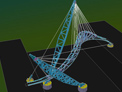 Puente Colgante en Quebrada - Diseñadora Victoria Andrea Muñoz Serra