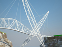 Puente Colgante en Quebrada - Diseñadora Victoria Andrea Muñoz Serra