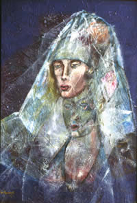 Dama de hielo - Pintora Victoria Andrea Muñoz Serra