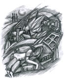 ilustracion_de_Victoria Andrea Muñoz Serra_del_IV_Capitulo_La_Madrugada_del_libro_de_poesia_Casa_de_Carton_del_poeta_Gaston_Vergara
