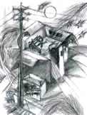ilustracion_de_Victoria Andrea Muñoz Serra_del_Portada_preliminar_del_libro_de_poesia_Casa_de_Carton_del_poeta_Gaston_Vergara